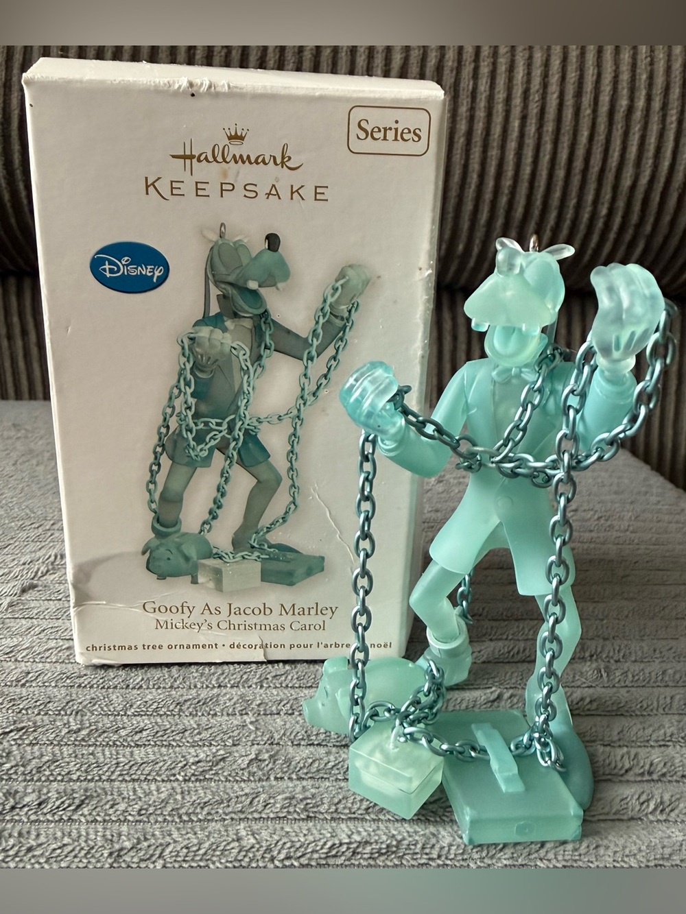 Goofy as Jacob Marley Christmas Ornament, Box included, Hallmark & Disney ©2011